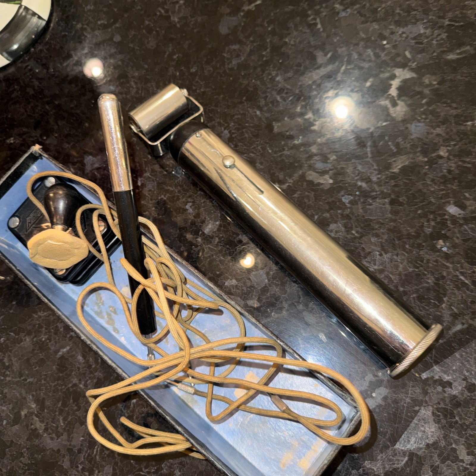 5pc Antique ELEC-TREAT Electreat 1919 Massager Internal Pain Sore Muscle Relief