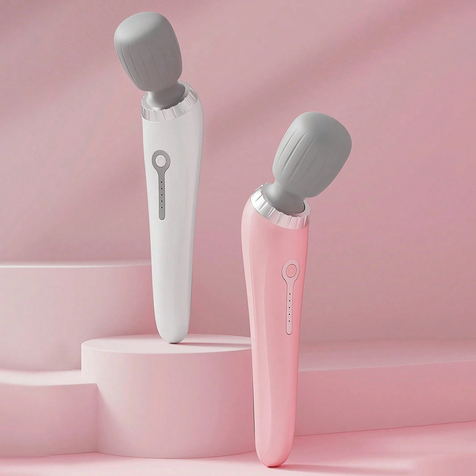 New ZenPulse Deep Tissue Massage Wand Pink 5 Speed Portable Pain Relief Gift
