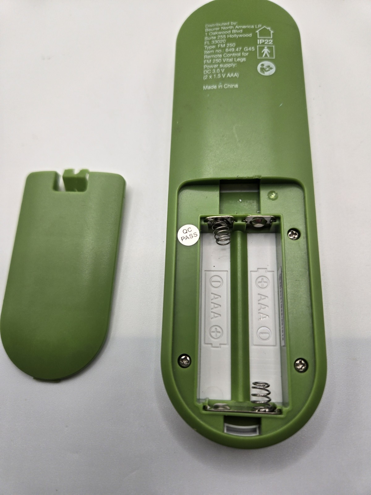 Beurer Vital Legs EMS Circulation Stimulator For Feet & Calves Remote FM 250