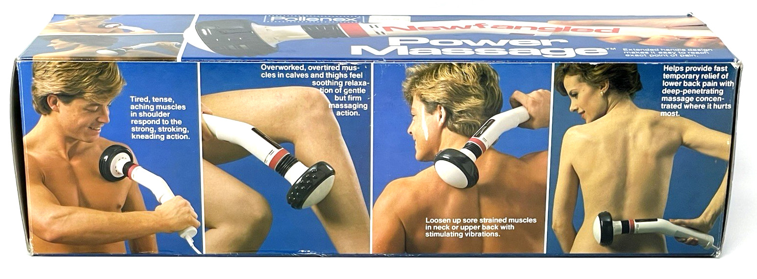 Pollenex NewFangled Power Massager Handheld Angled WM15 2-Spd Tested Working