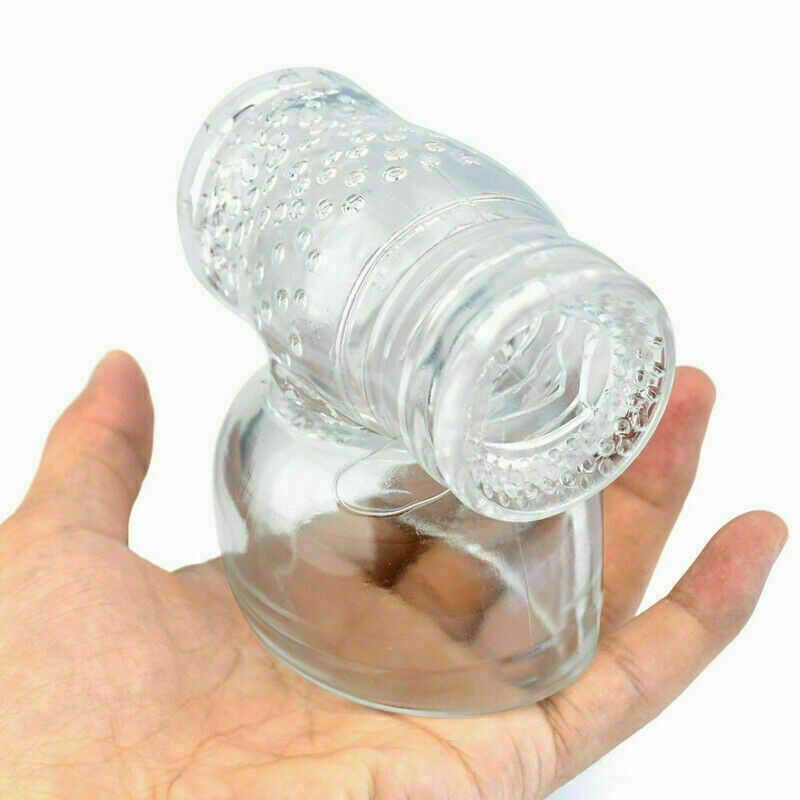TPE Clear Male Humming Bird Attachment Fit Hitachi Magic Wand Massager Accessory