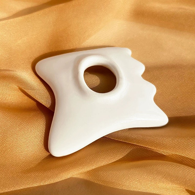 Ceramic Facial Scraping Tool Ceramic Gua Sha Board Anti Aging Facial Skin Care