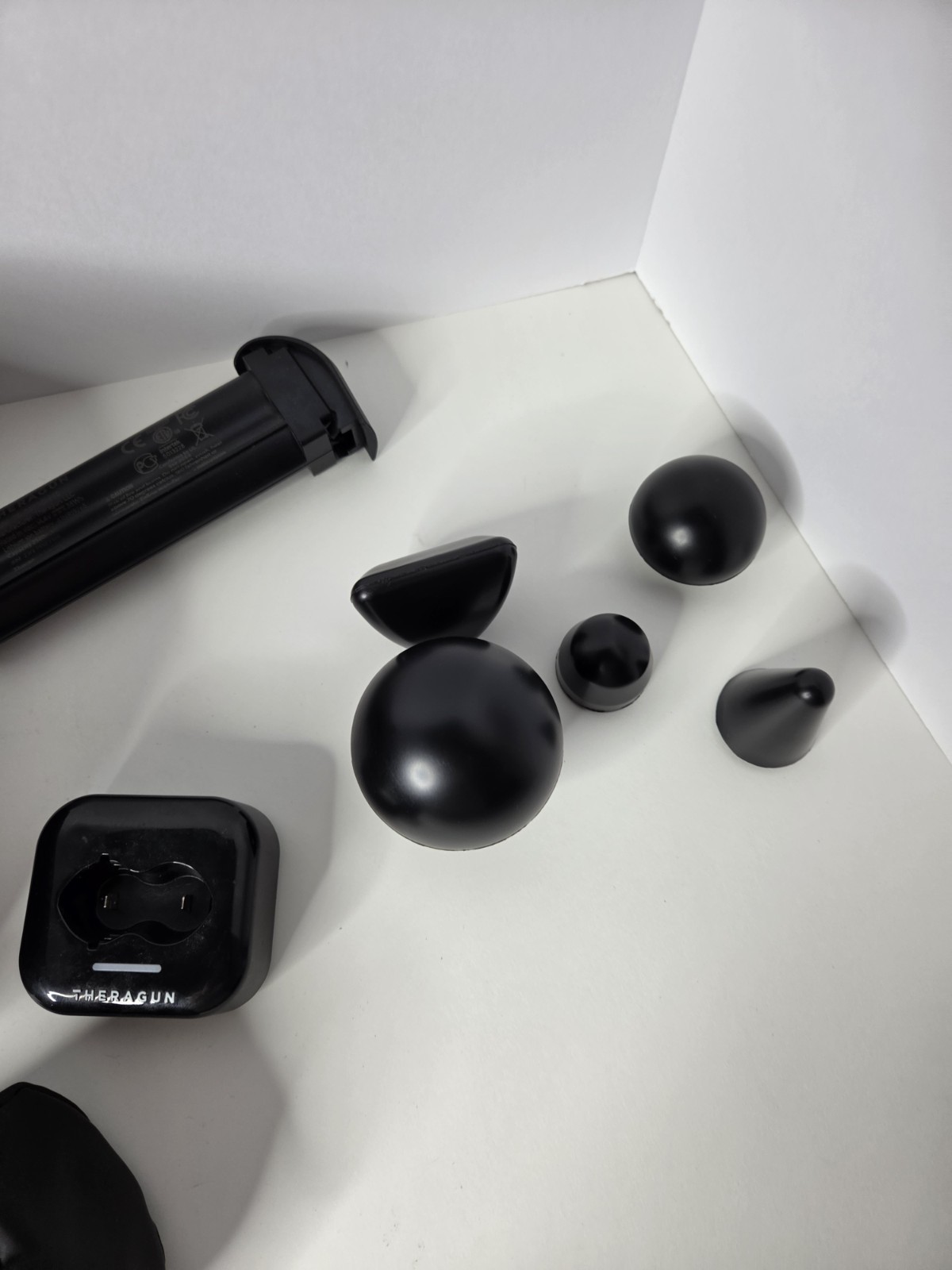 Theragun Battery Charger, Case, & Attatchments