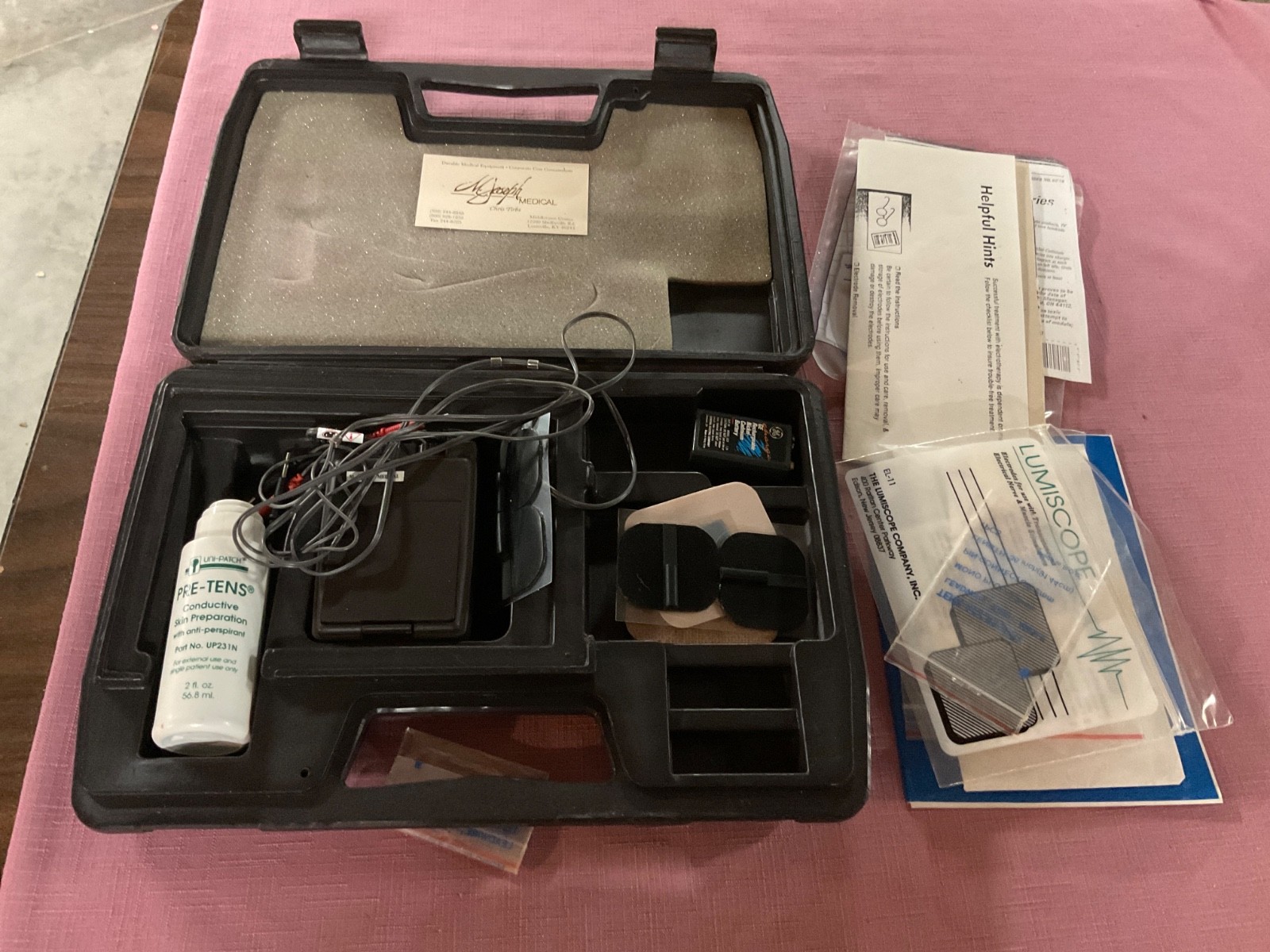 Vintage TENS Unit with Accessories – Muscle Stimulator