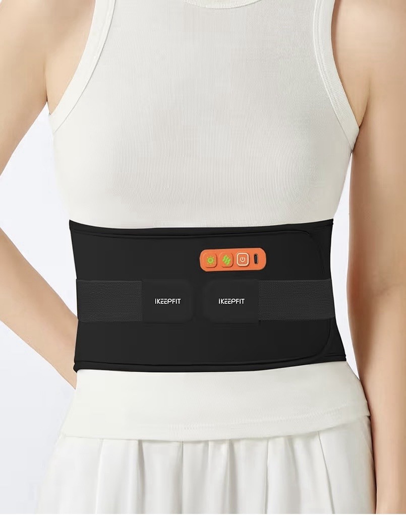 I Keepfit Heated Waist Massager – Warm Back & Abdomen Concurrently