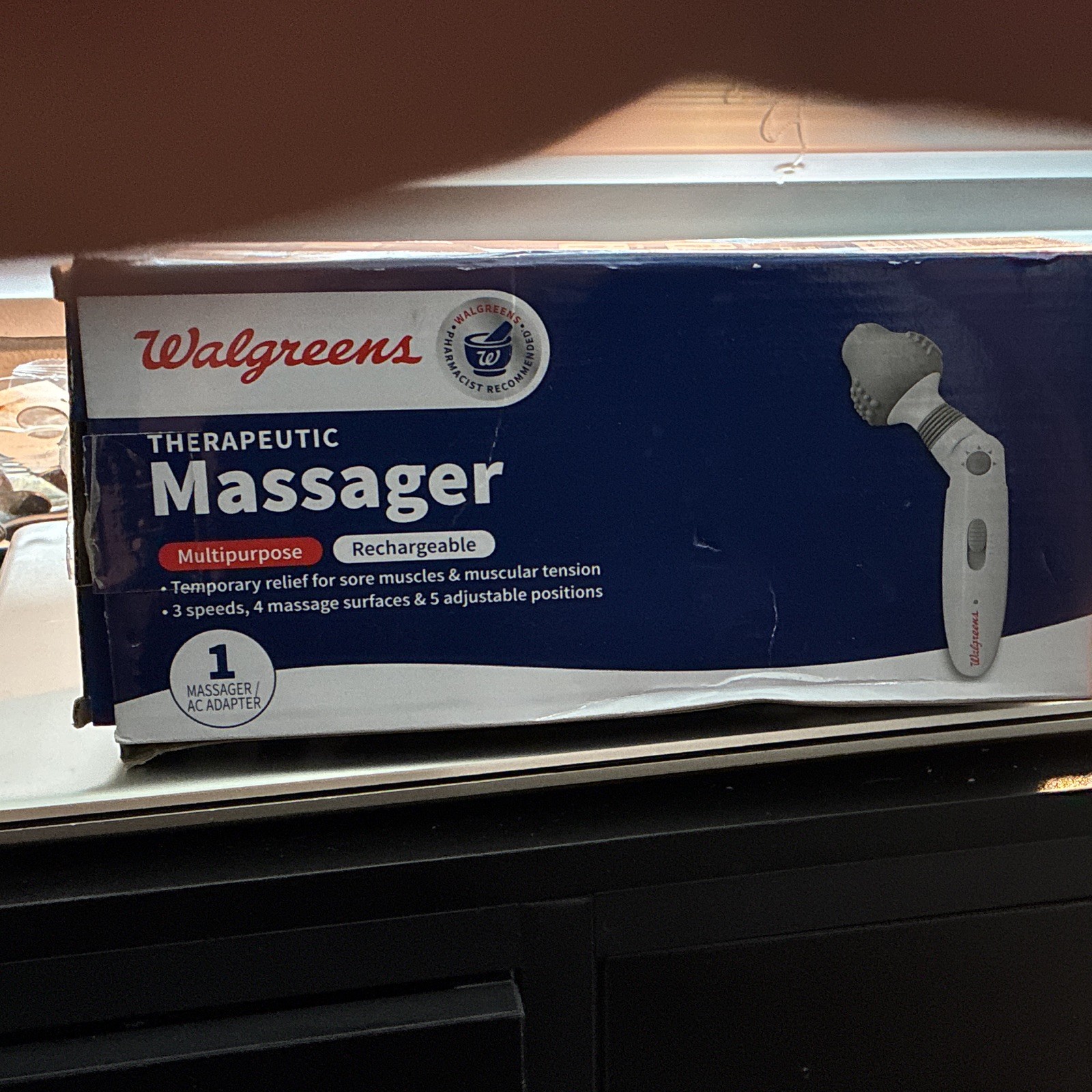 Walgreens Therapeutic Massager Rechargeable Multipurpose Pain Relief TW939