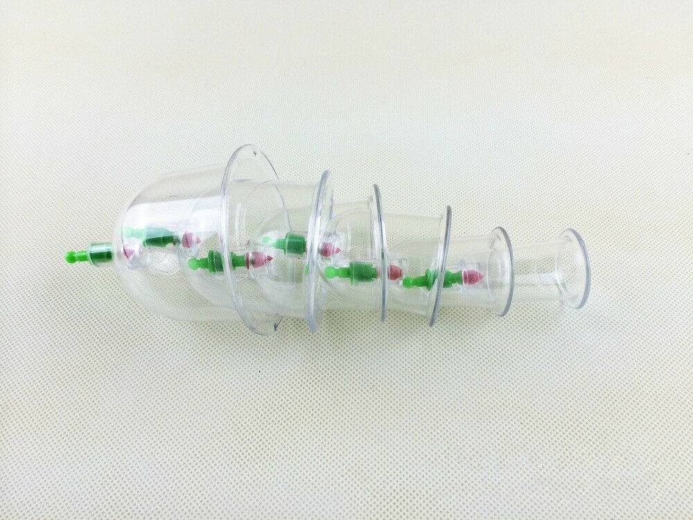 6 in 1 Vacuum Cupping Set Nipple Enlargement Pump Suction Enlarger 3.0-6.6CM Kit
