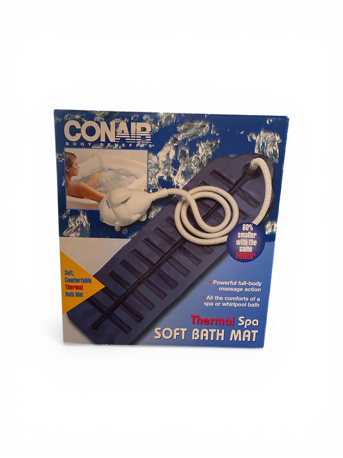 Conair Body Benefits Thermal Spa Soft Bath Mat Body Massage MBTS2N Open Box