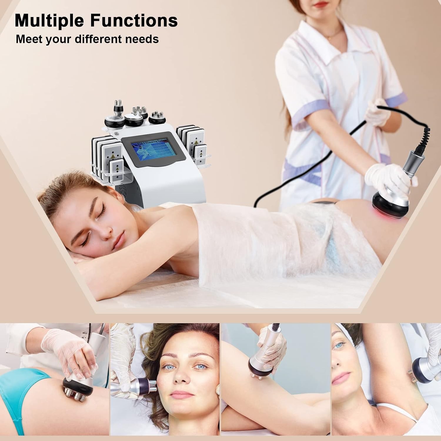 Cellulite Massager Machine Skin Care 110V Multifunction