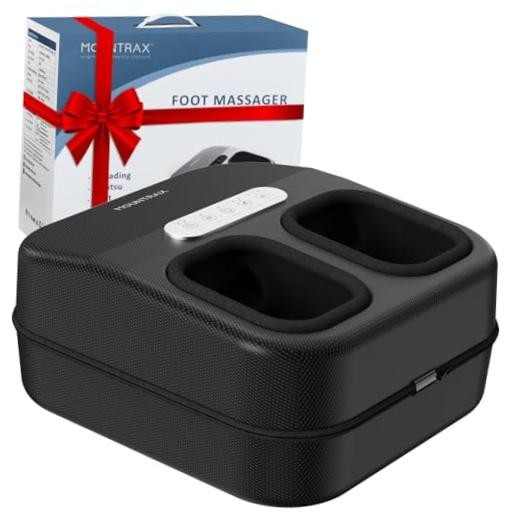 Foot Massager with Heat for Neuropathy, 2026 Upgraded, Deep Kneading Black-2