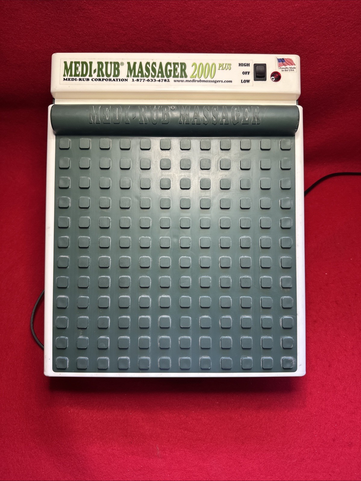 Medi Rub MR-3F Foot Massager 2 Speed Therapeutic Circulation 2000 Plus