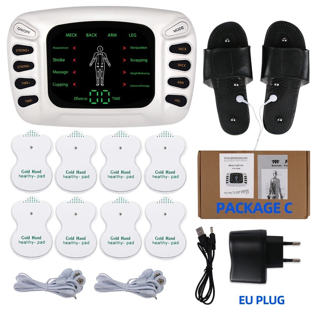 Electric Pulse Massager TENS Unit Muscle Stimulator Therapy Pain Relief