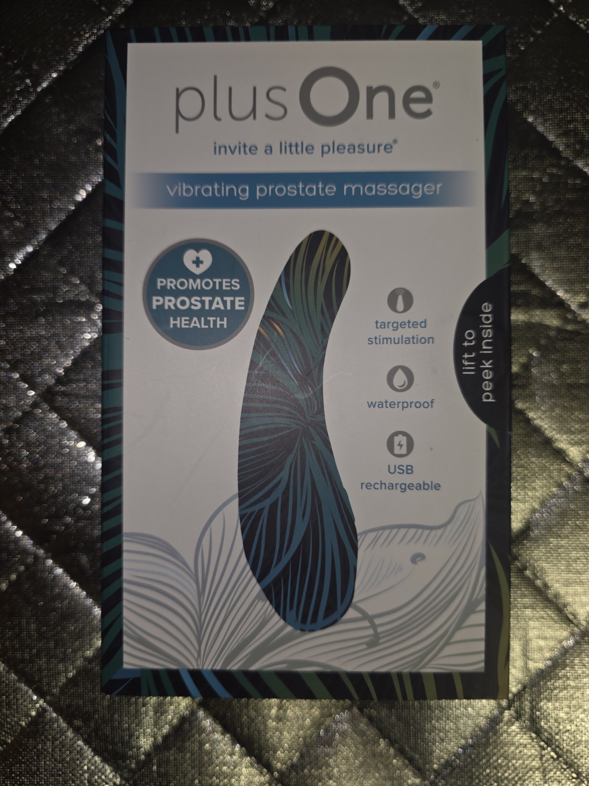 Plus One Vibrating Prostate Massager Rechargeable & Waterproof