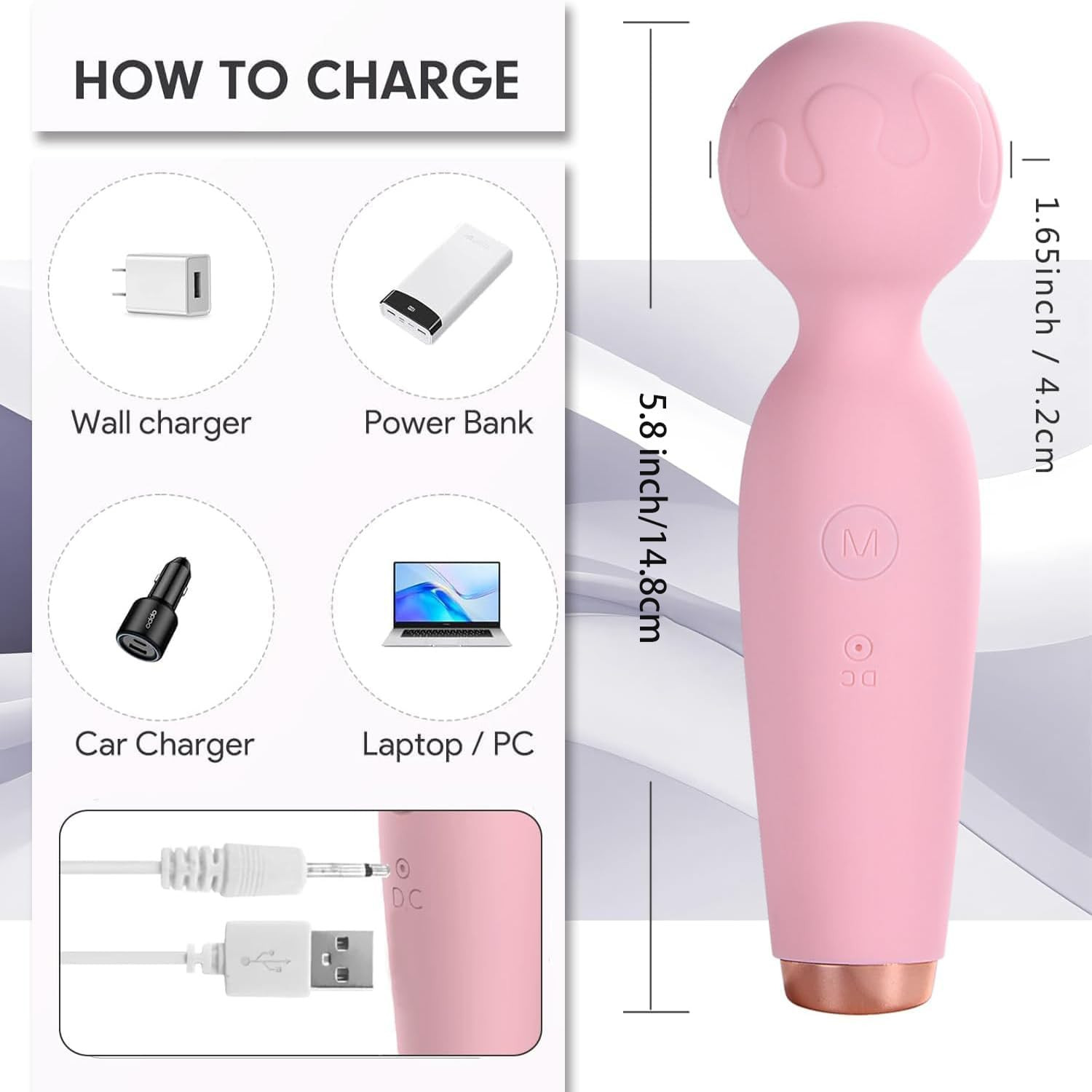Back Massager -Body Massager with 10 Powerful Mode for Body Relieves Neck Should