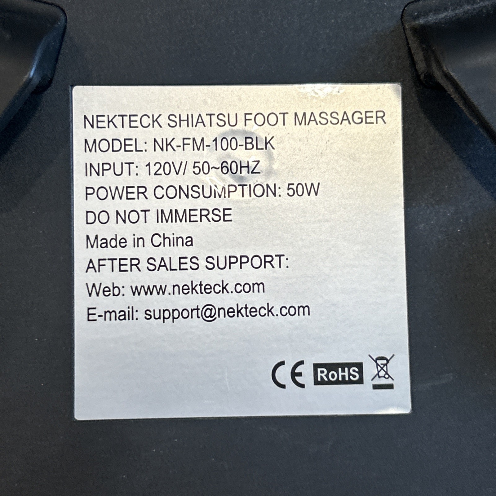 Nekteck Foot Shiatsu Massager Machine With Heat