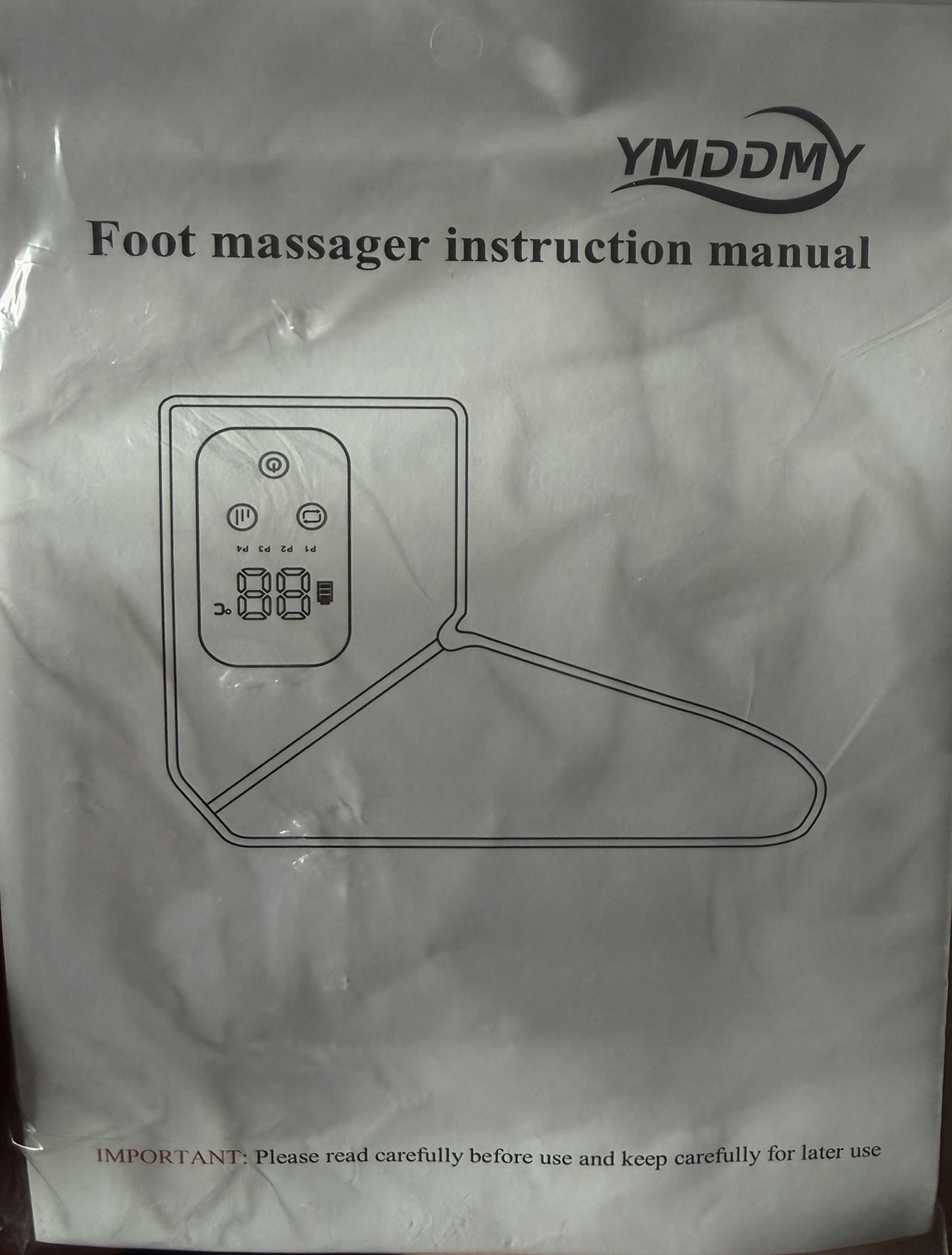 The YMDDMY electric foot massager features air compression massage