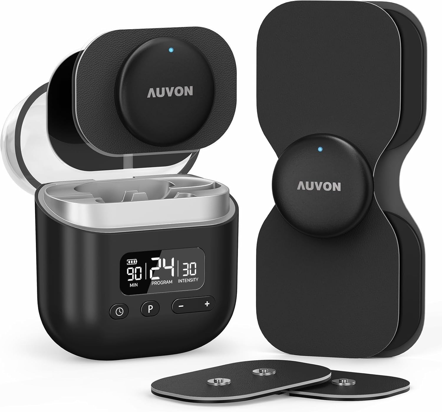 AUVON Wireless TENS Unit 24 Modes Muscle Stimulator Shoulder Back Pain Relief