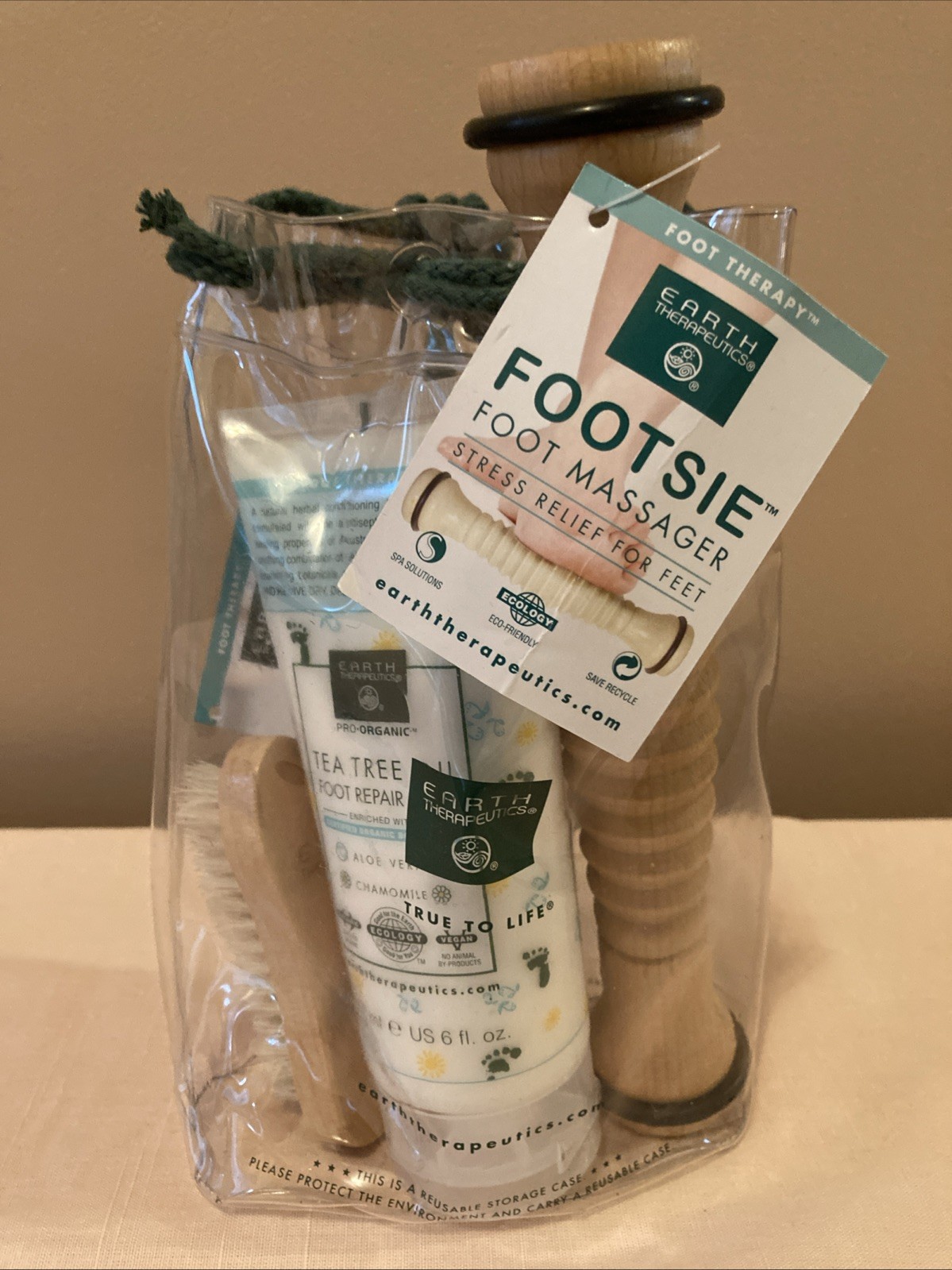 Earth Therapeutics Footsie Foot Massager 4 Piece Gift Set