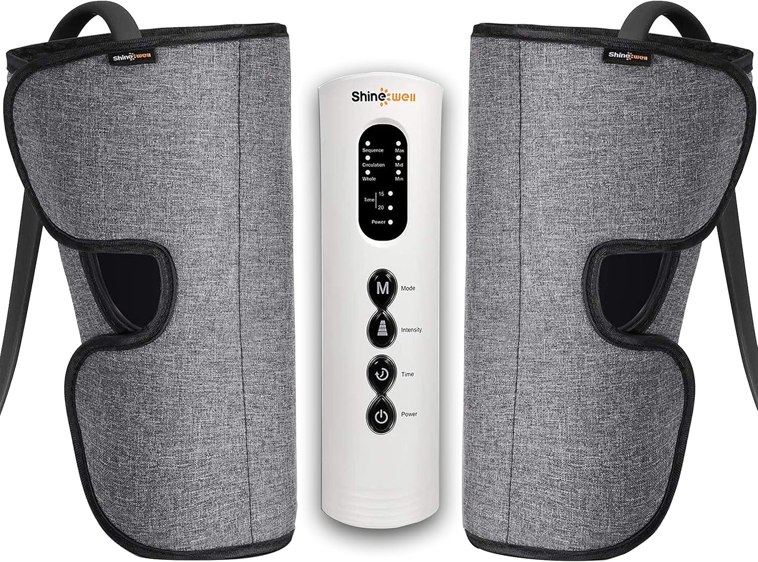 Calf Massager for Circulation, Leg Compression Massager for Circulation with 3 M