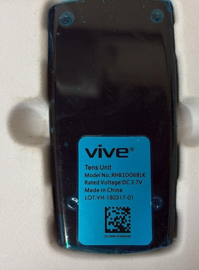Vive Tens Unit Electrotherapy Muscle Stimulator Rechargeable Free Shipping