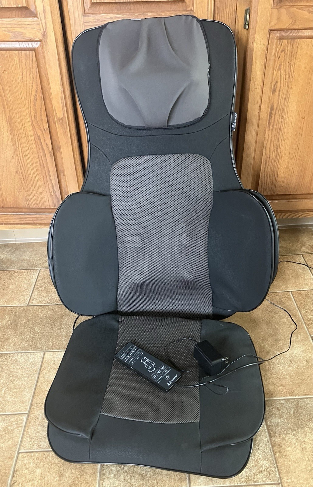 Snailax Full Body Massage Chair Pad Shiatsu Neck Back W Heat Compression – SL236
