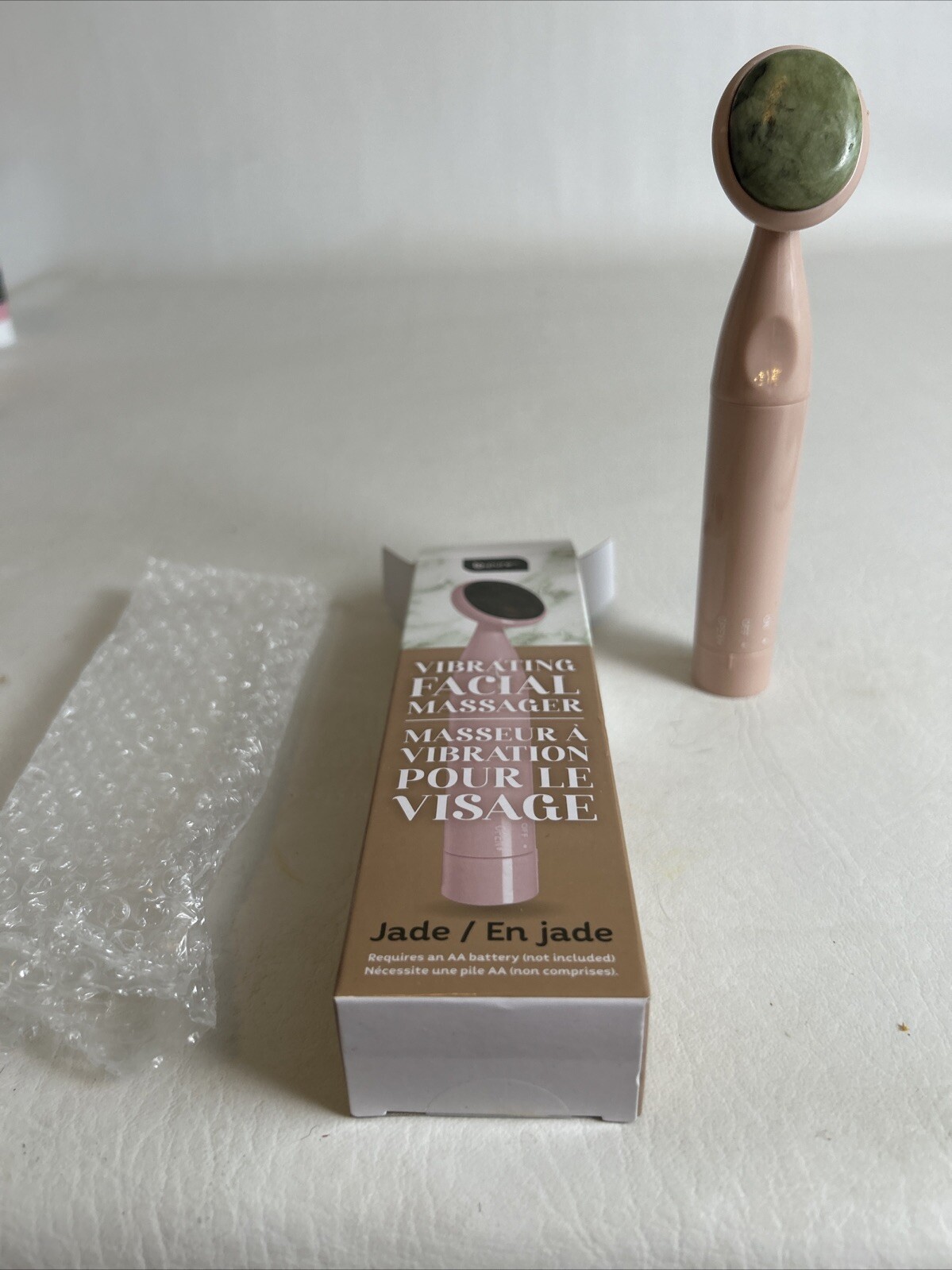 b.pure Vibrating Jade Stone Facial Massager Brand New In Box