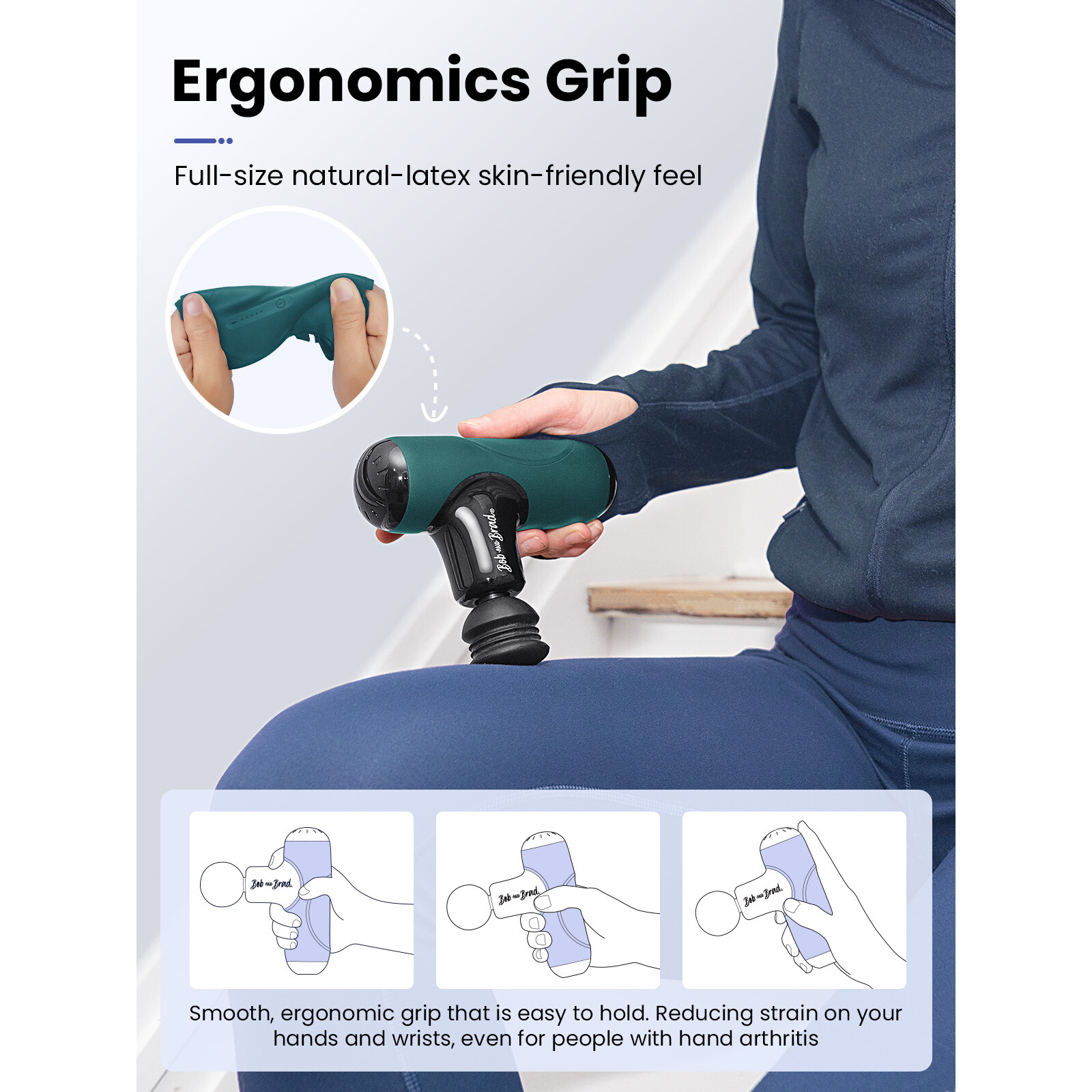 Q2 Mini Massage Gun Pocket-Sized Muscle Relax For Athletes Deep Tissue Back Neck
