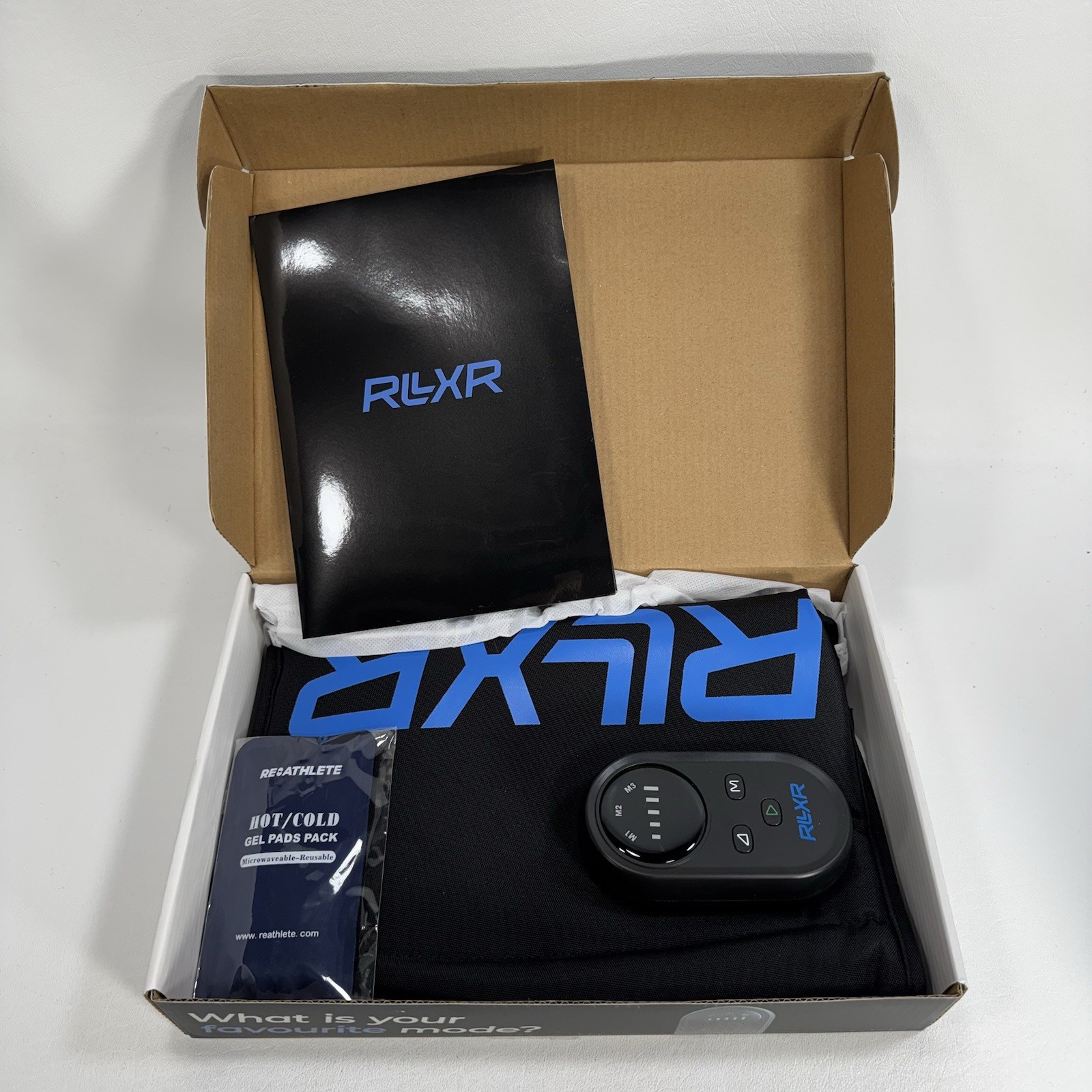 RLXR Reathlete Air Pressure Leg Massager Compression Recovery Device 5 Modes