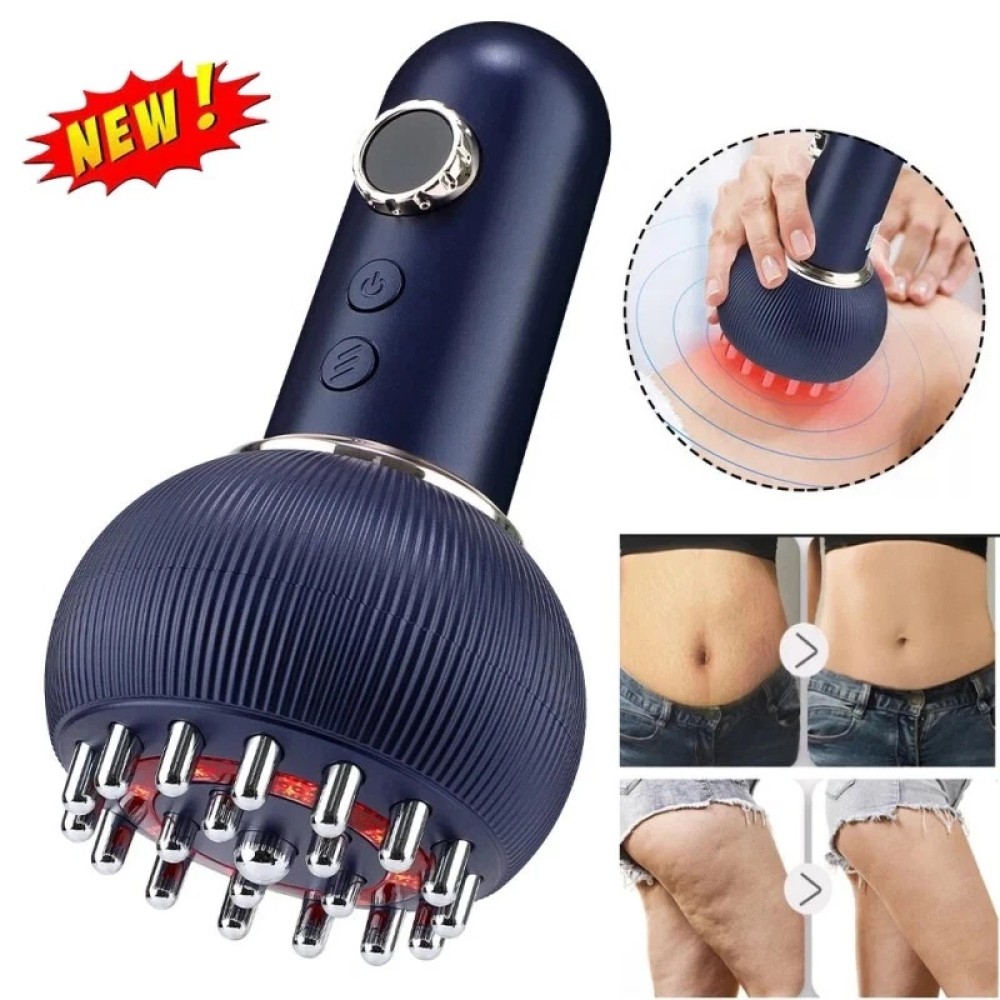 Electric Lymphatic Drainage Machine Meridian Massage Brush for Anti-Cellulite~