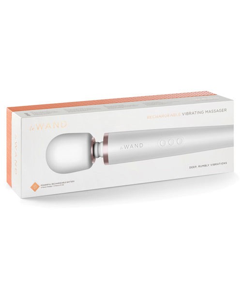 Le Wand Rechargeable Massager – Pearl White