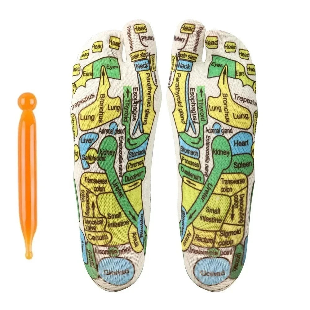 1 Set Sock Acupressure Foot Care Massage Relieve Tired Feet Massager Reflexology