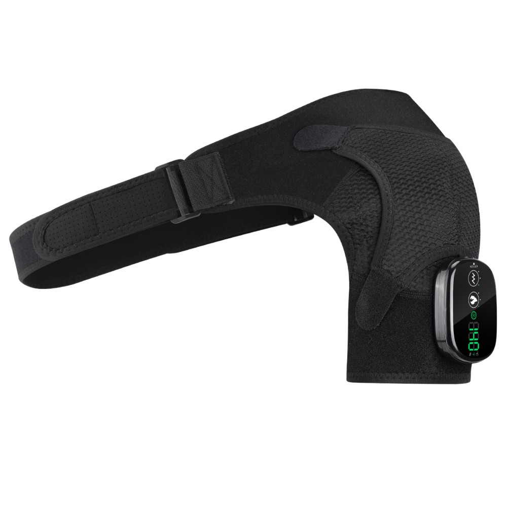 Shoulder Massager Heating Vibration Rotator Cuff Shoulder Brace for Pain Relief