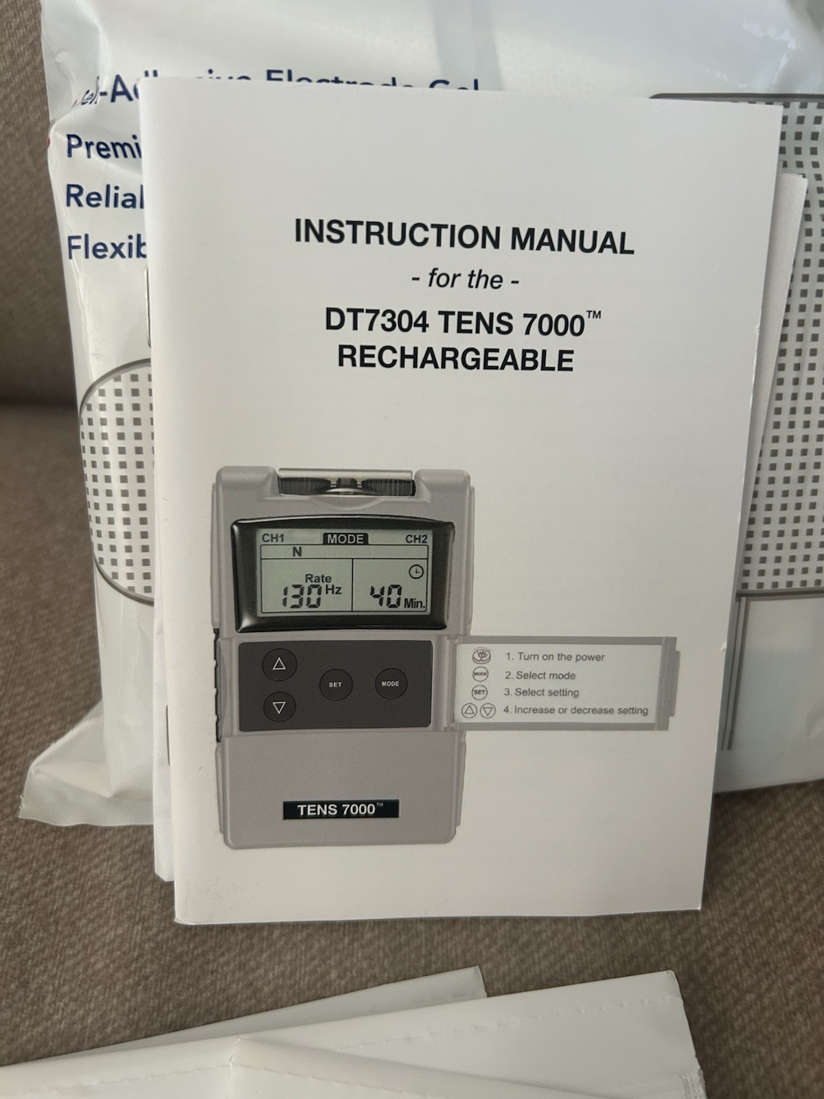 TENS 7000 2nd Edition Digital TENS Unit with Accessories
