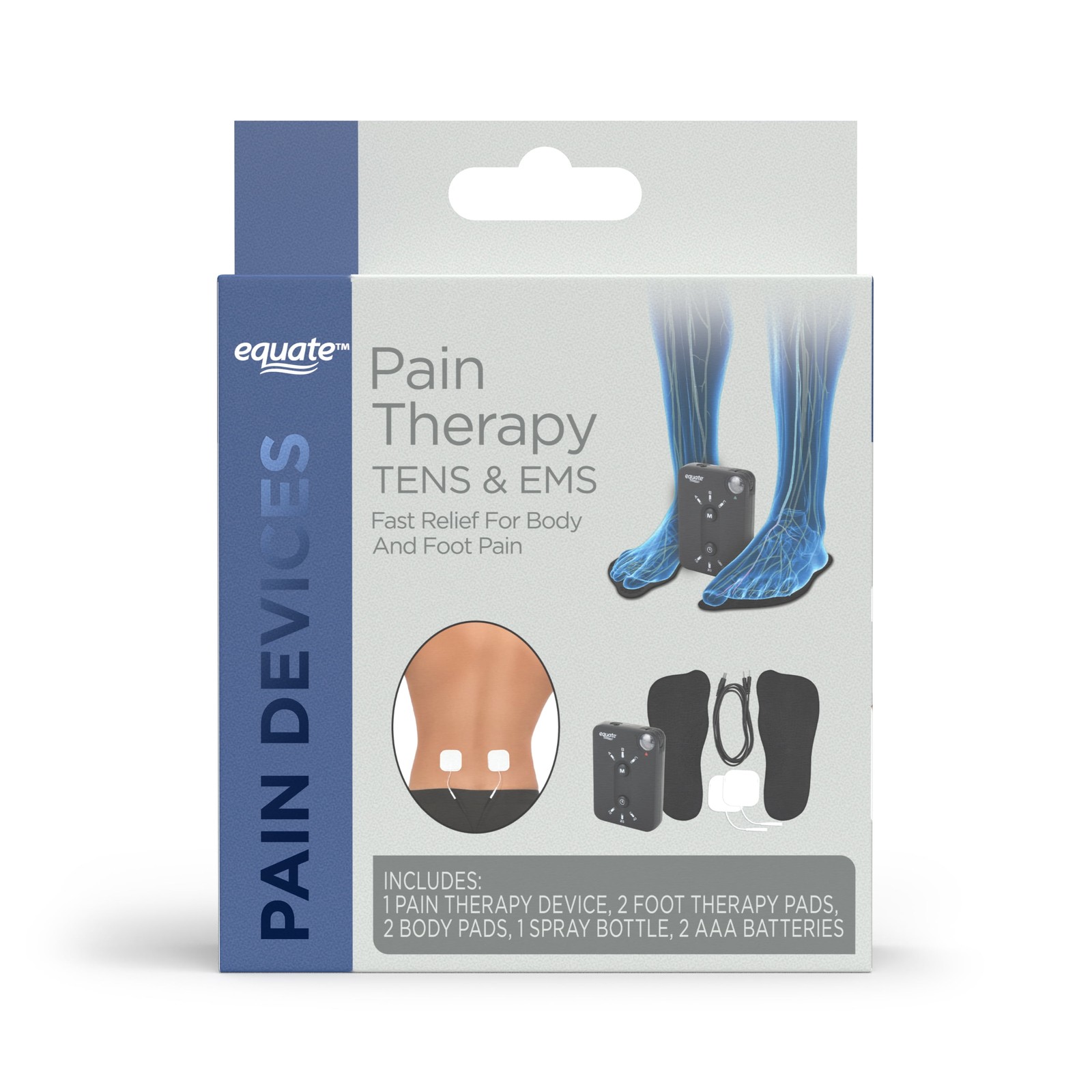 Equate TENS & EMS Pain Therapy Device, Electric Muscle and Nerve Stimulator