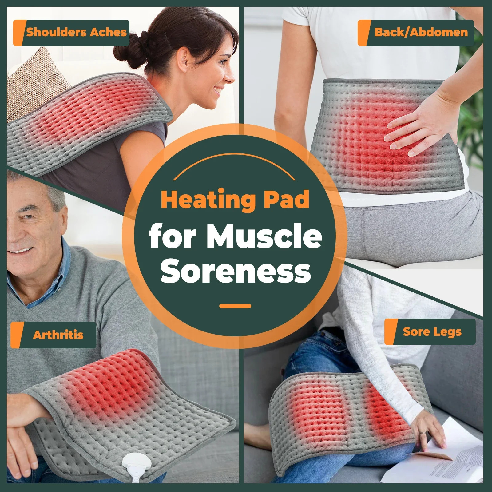 Electric Heating Pad Winter Warm For Bed Blankets Office Home Foot Hand Warmer S