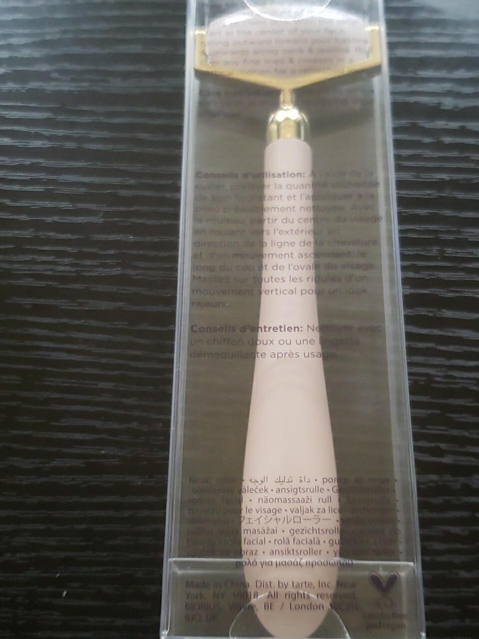 Tarte Marajuca C-tighter Double Ended Face Roller ~ 1.9cm x 4.7cm x 16.4cm