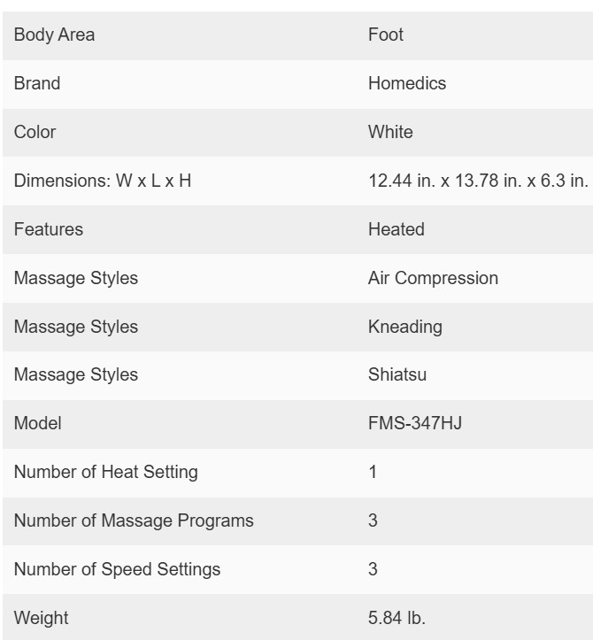 Homedics Shiatsu + Air 4.0 Foot Massager with Heat