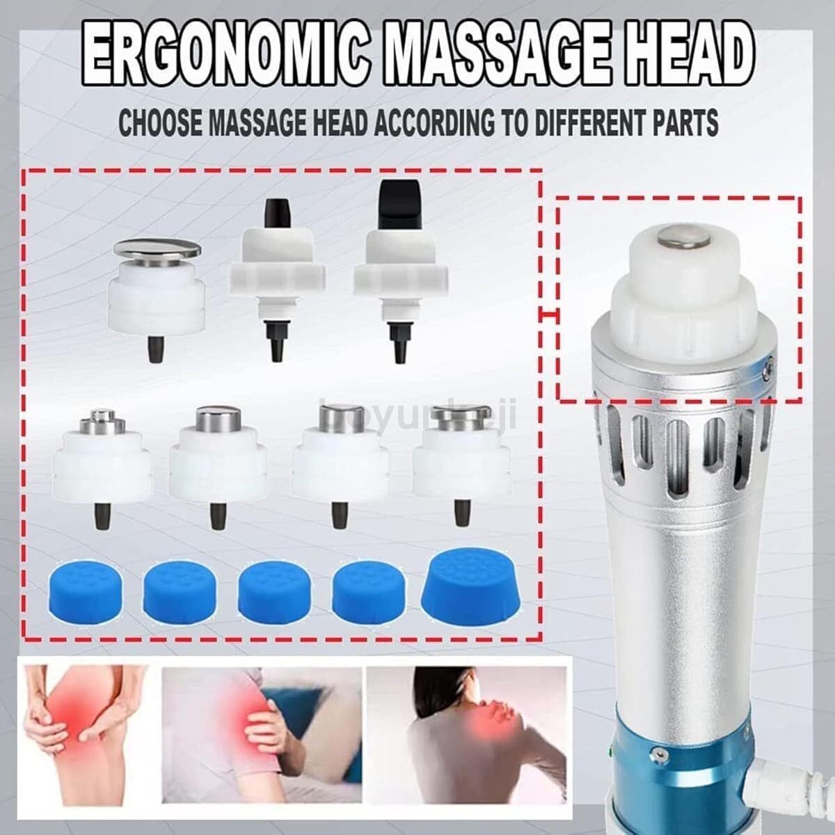 Portable Shockwave Therapy Machines Pain Relief Multi-Functional Body Massage
