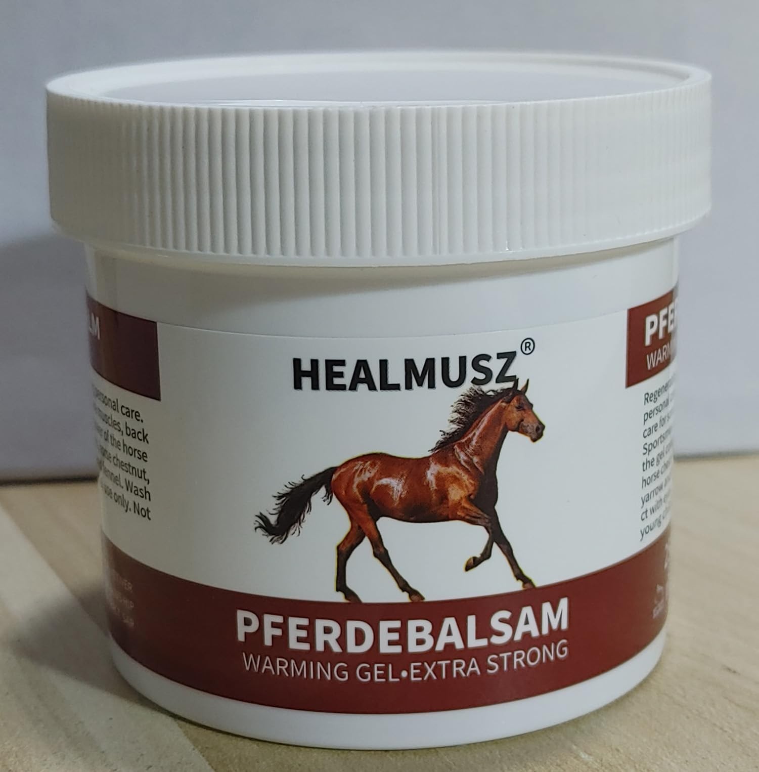 ciwoll Pferdebalsam Gel Horse Balm, Extra Strength 8.8 Ounce (Pack of 1), Red