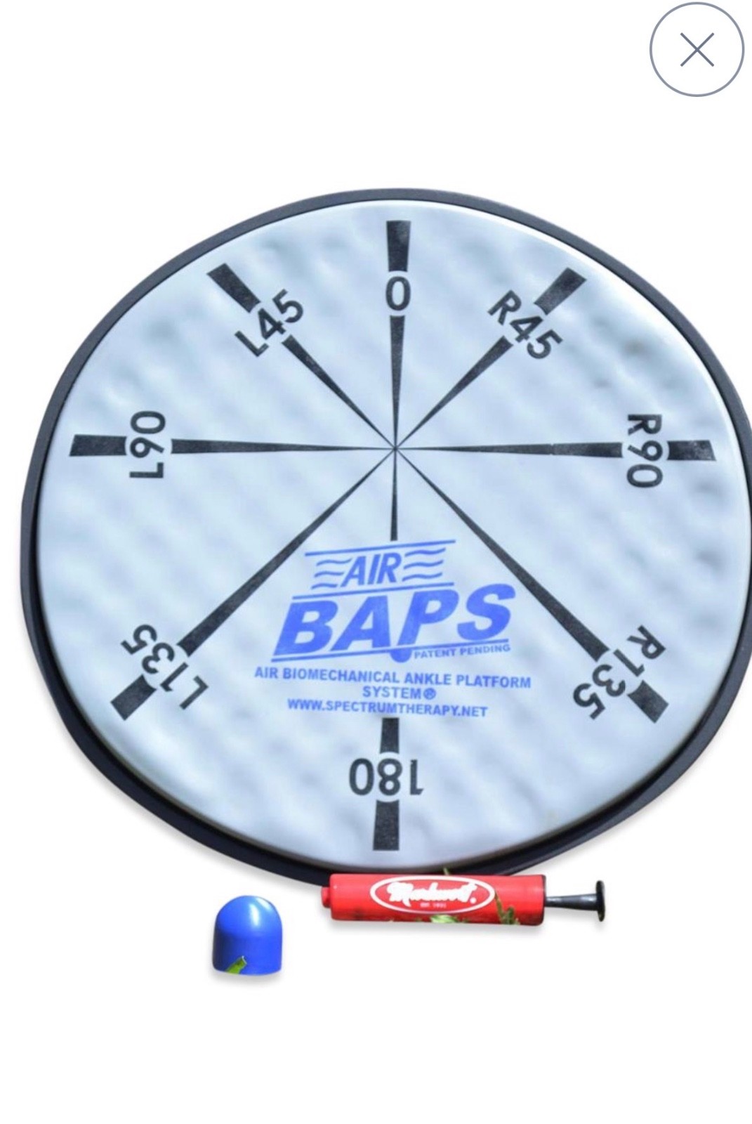 THE AIRBAPS BOARD #6200 SPECTRUM THERAPY BIOMECHANCAL AIR-PLATFORM SYSTEM