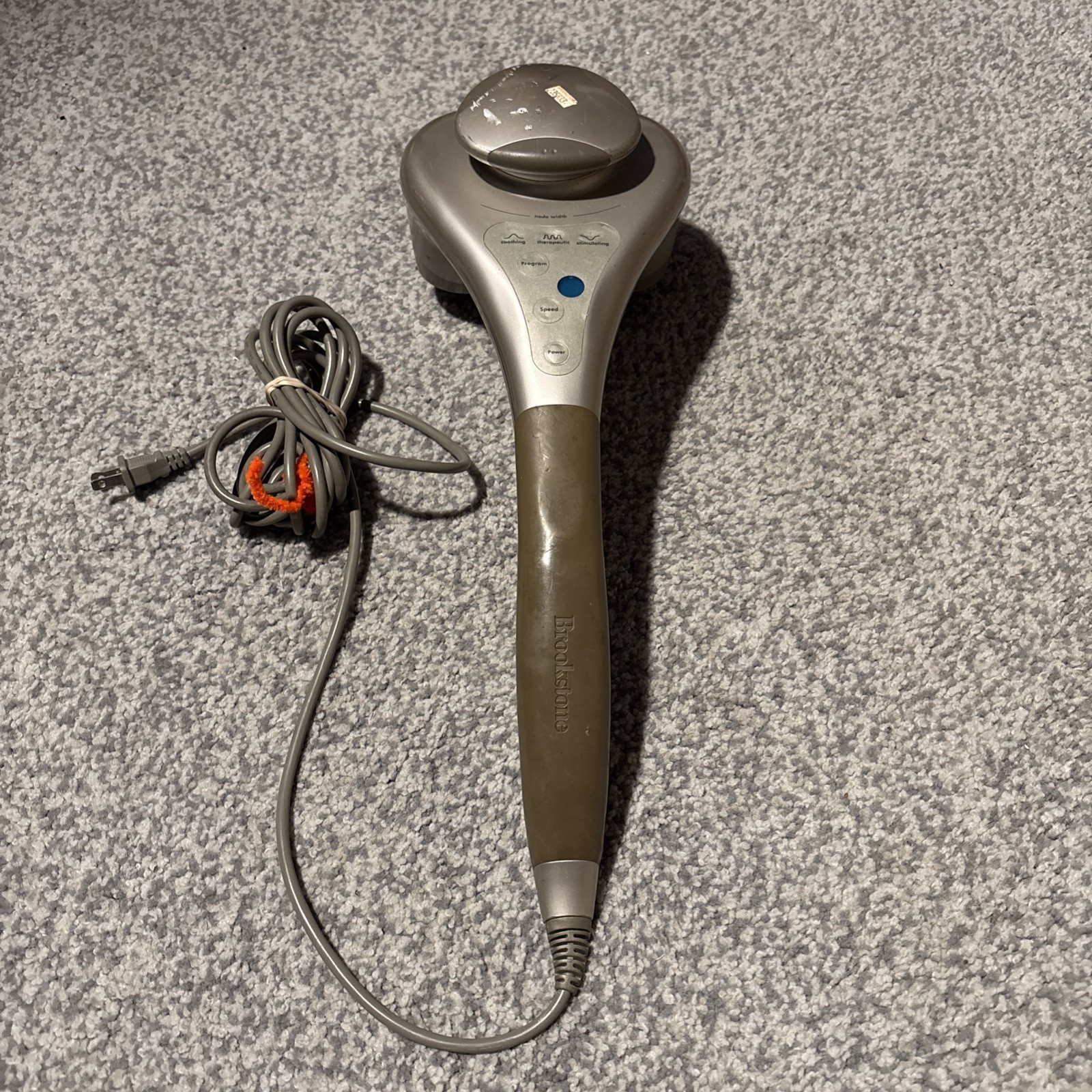 Brookstone 235333 Professional Handheld 15 Speed Thera Spa Massager TESTED