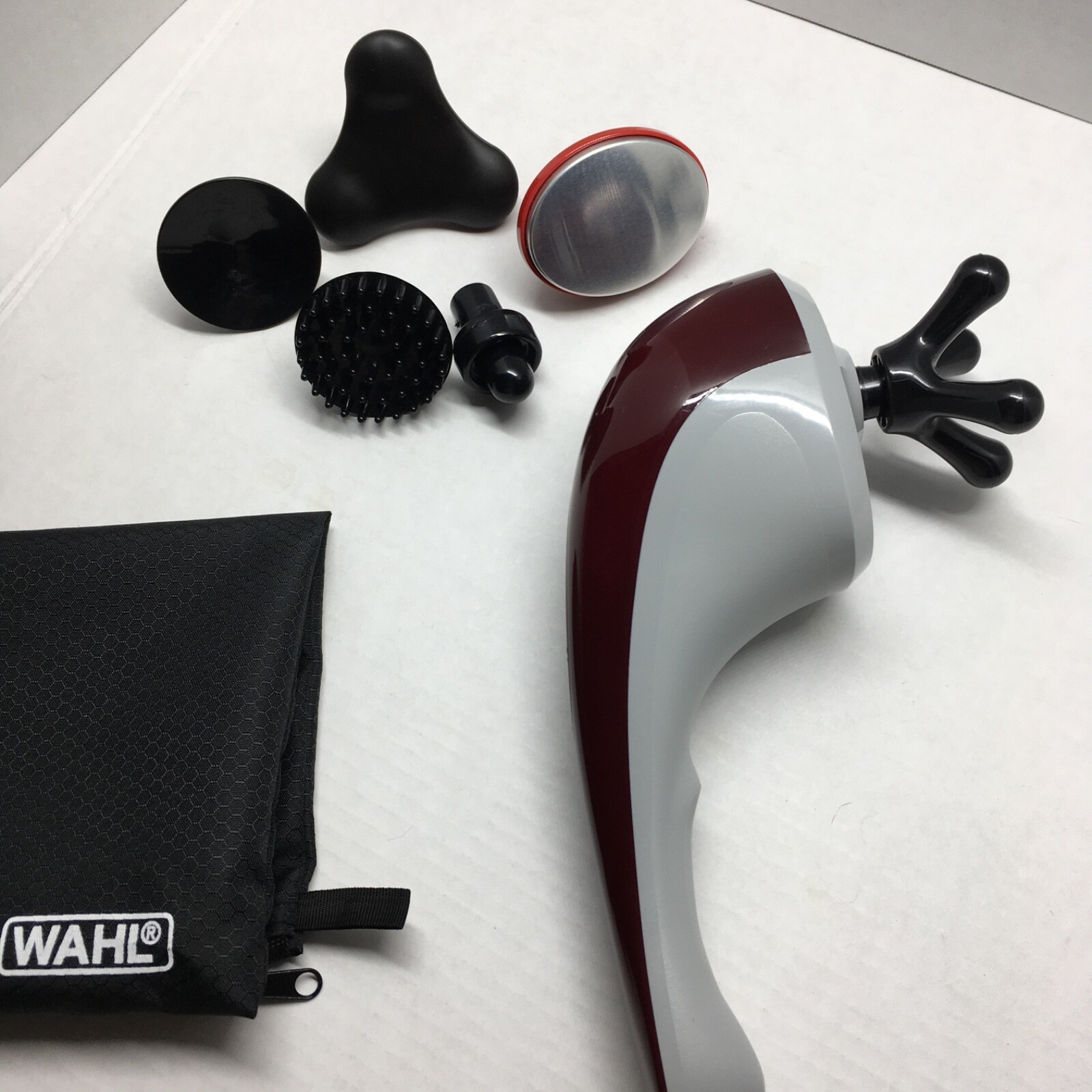 Wahl Heated Therapy Electric Corded Massager 4295A W/ 6 Attachments