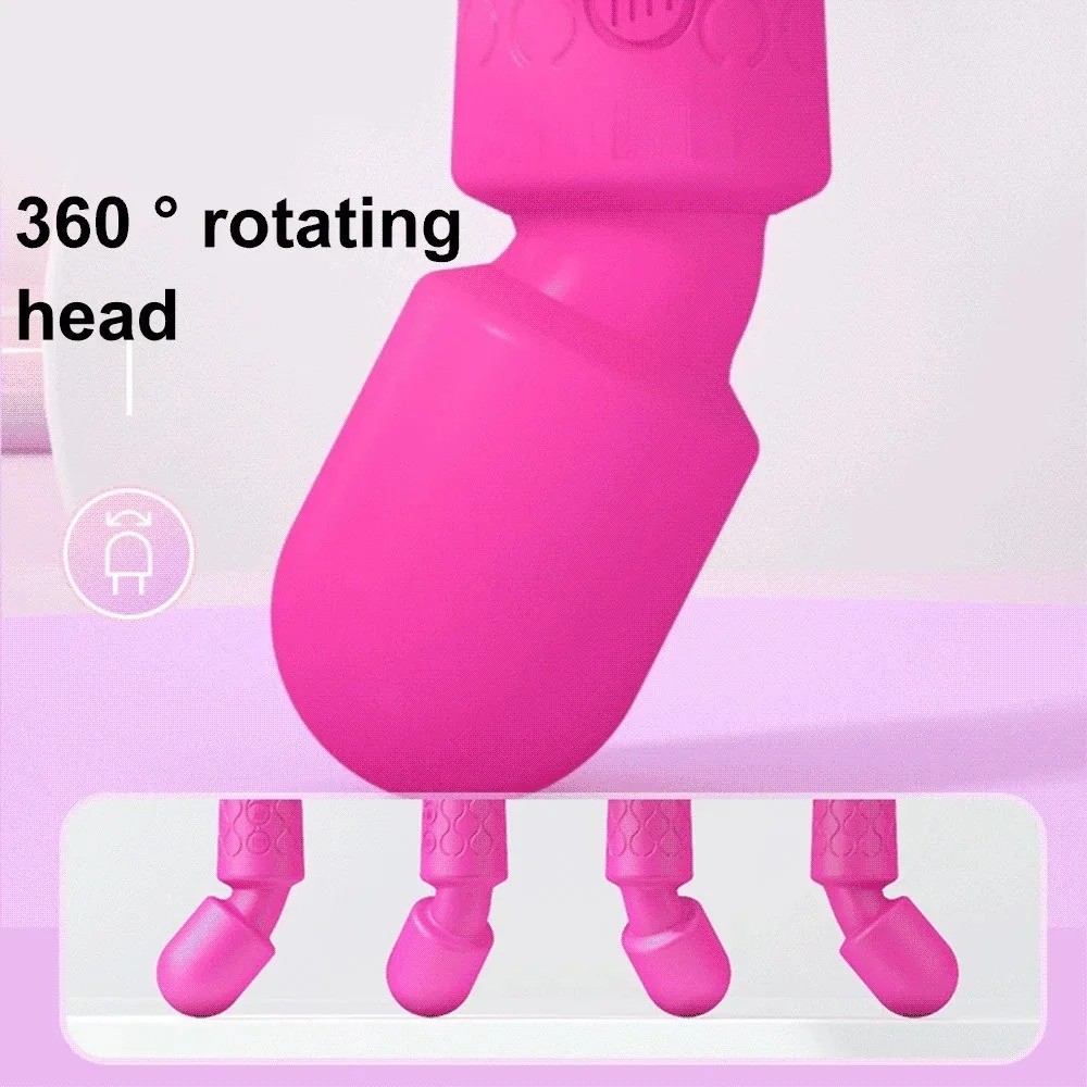 Rechargeable Handheld Massager Vibrator 5 colors 20 Speed Wand Massage Vibrating
