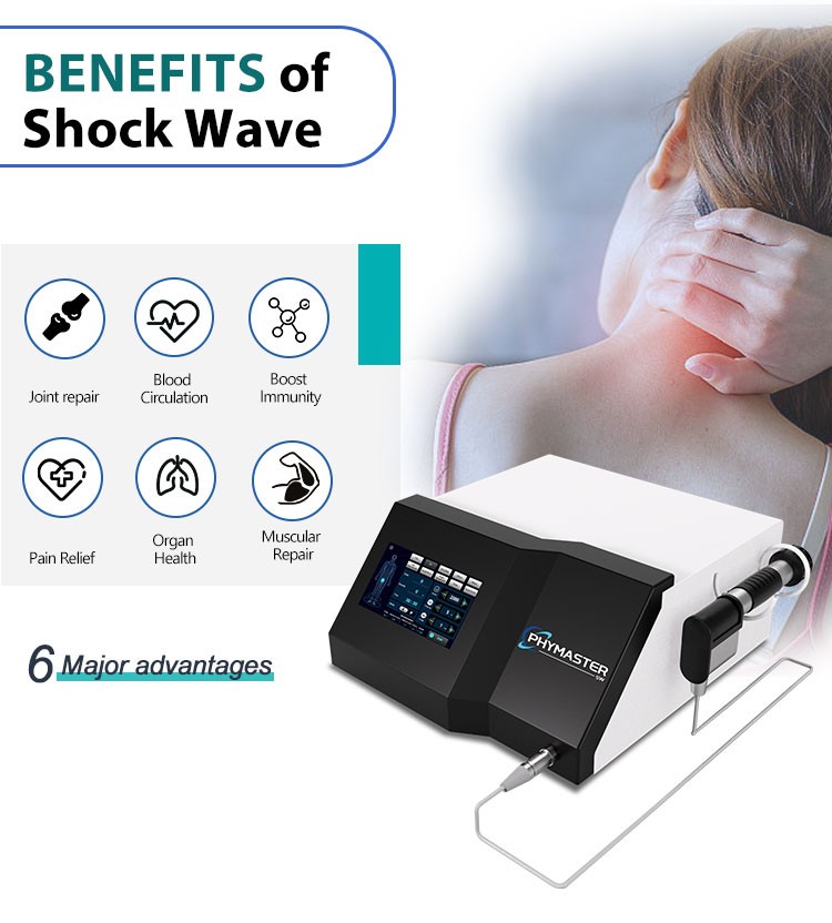 Professional ESWT Pneumatic Shockwave Therapy Machine ED Pain Relief Treatment