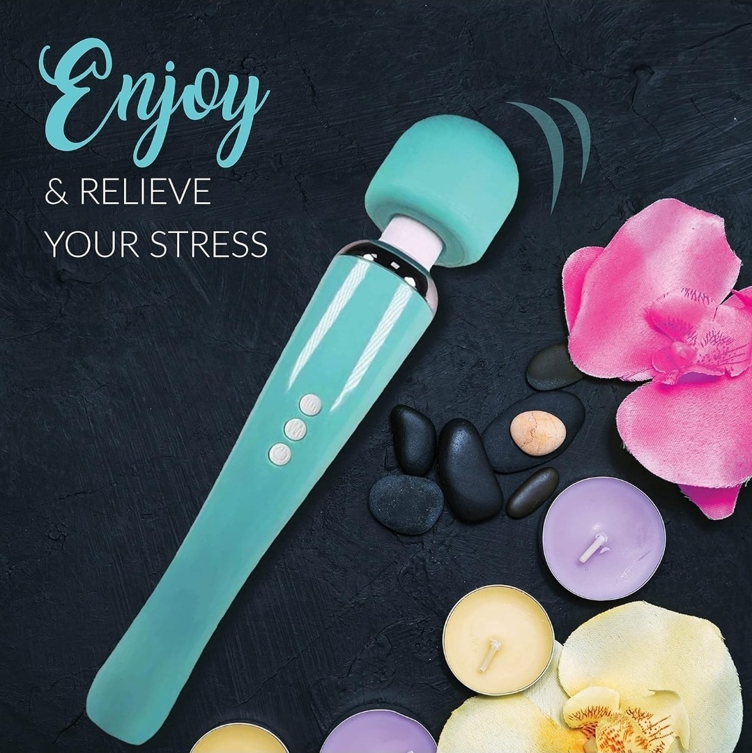 Therapeutic Cordless Massager – Powerful Massage Tool Handheld 8 Speeds New