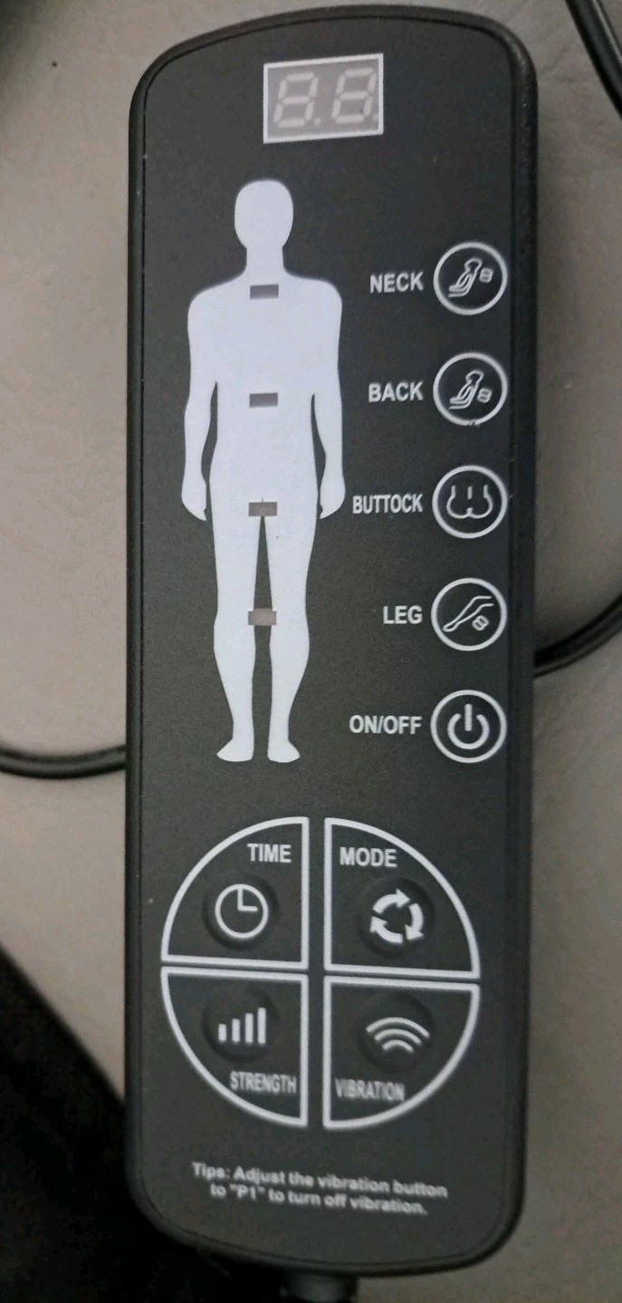 Dopox Back Massager with Heat, Massage Chair Pad Massage Seat Cushion