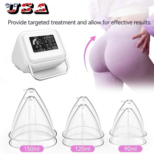 150ml Cupping Massage Breast Enlargement Butt Lifting Machine Body Massager US