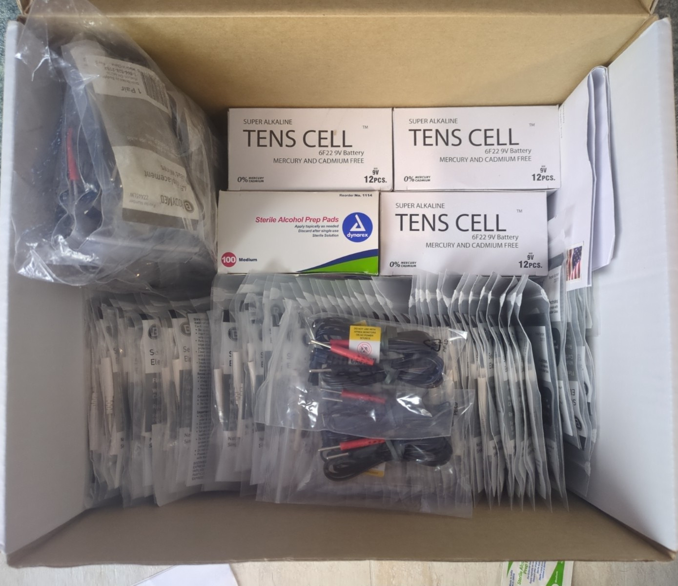 TENS Summit Elite Pain Management Kit Body Med Back Belt Electrodes month Supply