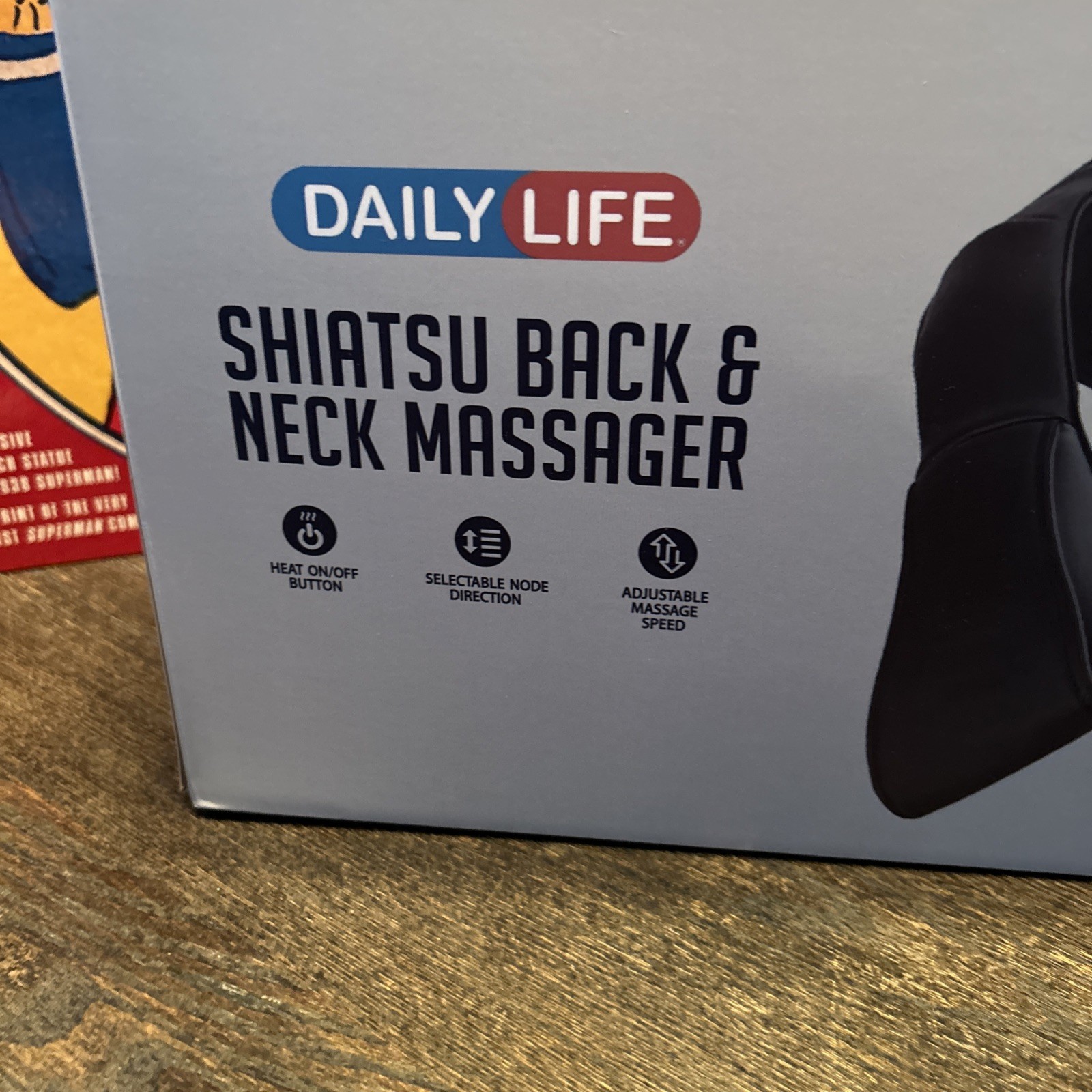 DAILY LIFE SHIATSU BACK & NECK MASSAGER WITH HEAT / DEEP KNEADING / ZC-3002