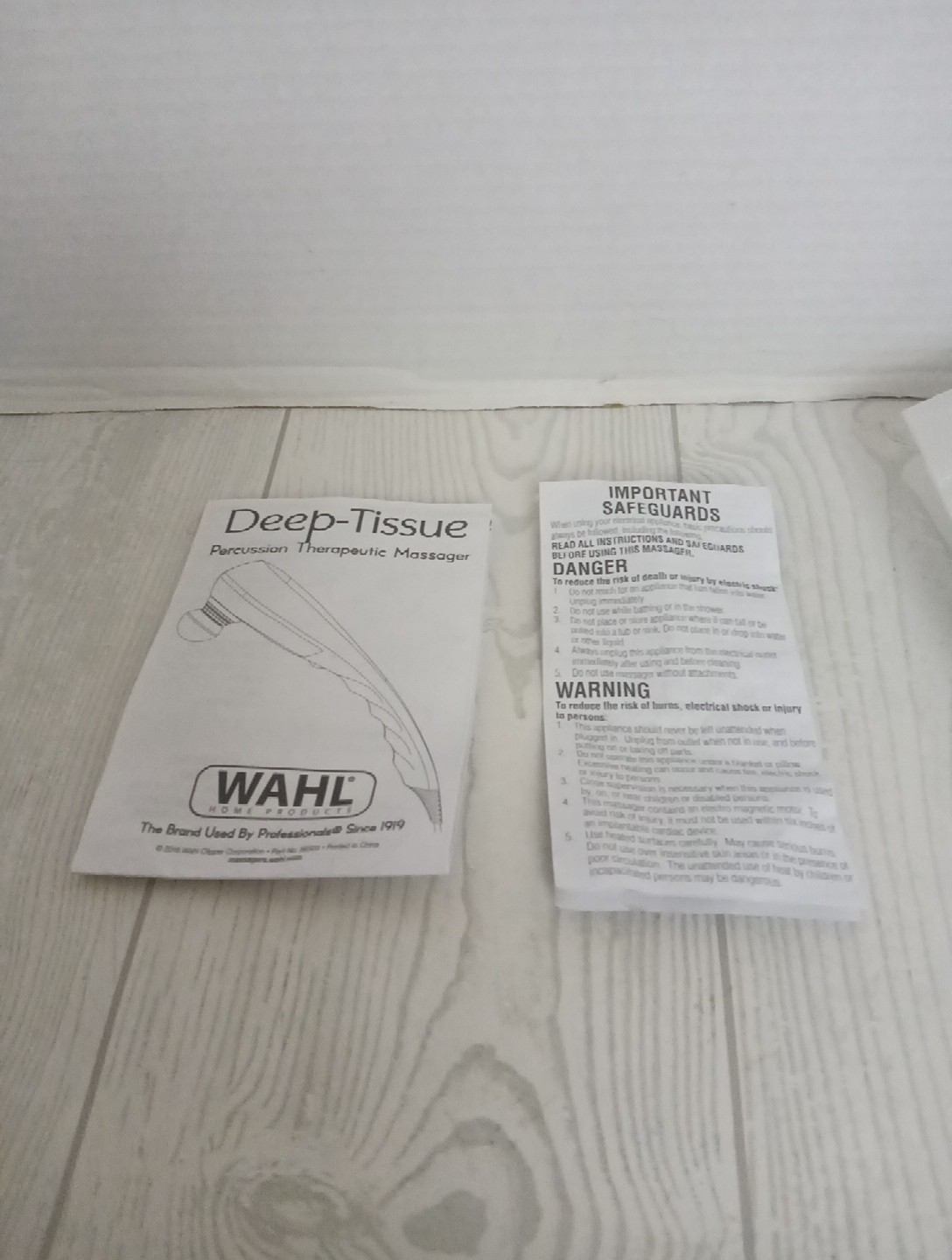 Wahl 4290-300 Deep Tissue Percussion Therapeutic Massager Variable Intensity